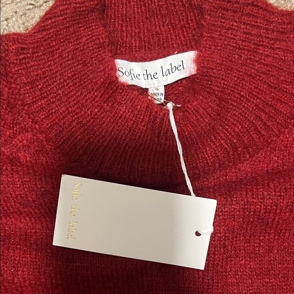 Sofie The Label Red Gabrielle Sweater - Picture 2 of 6